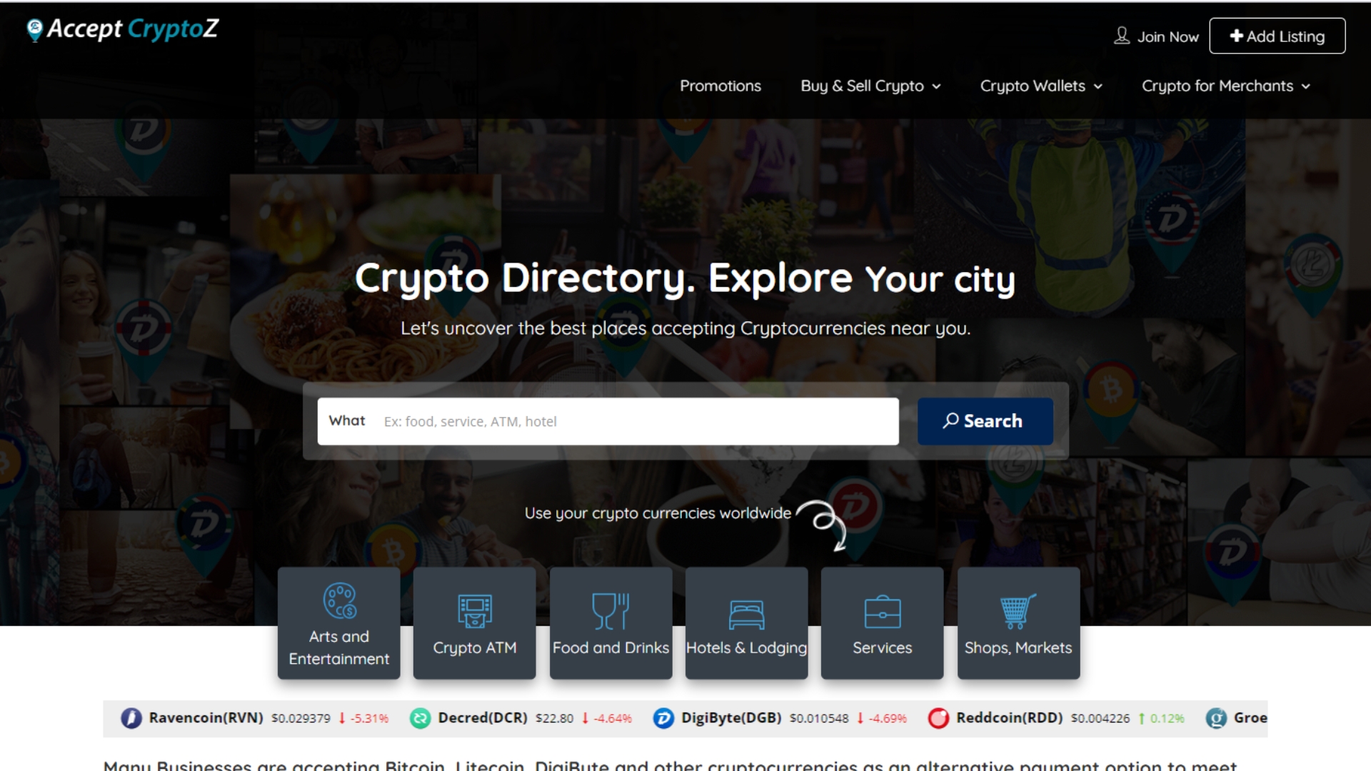 Site de Crypto directory