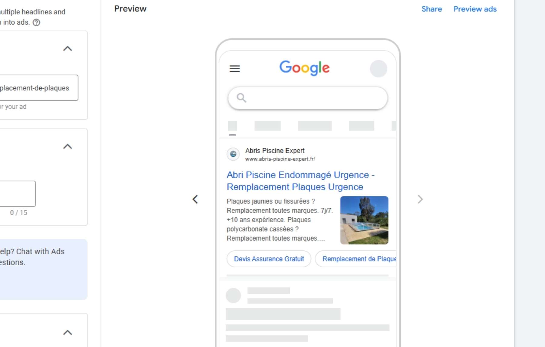 Exemples d'annonces Google Ads : titres, descriptions, extensions