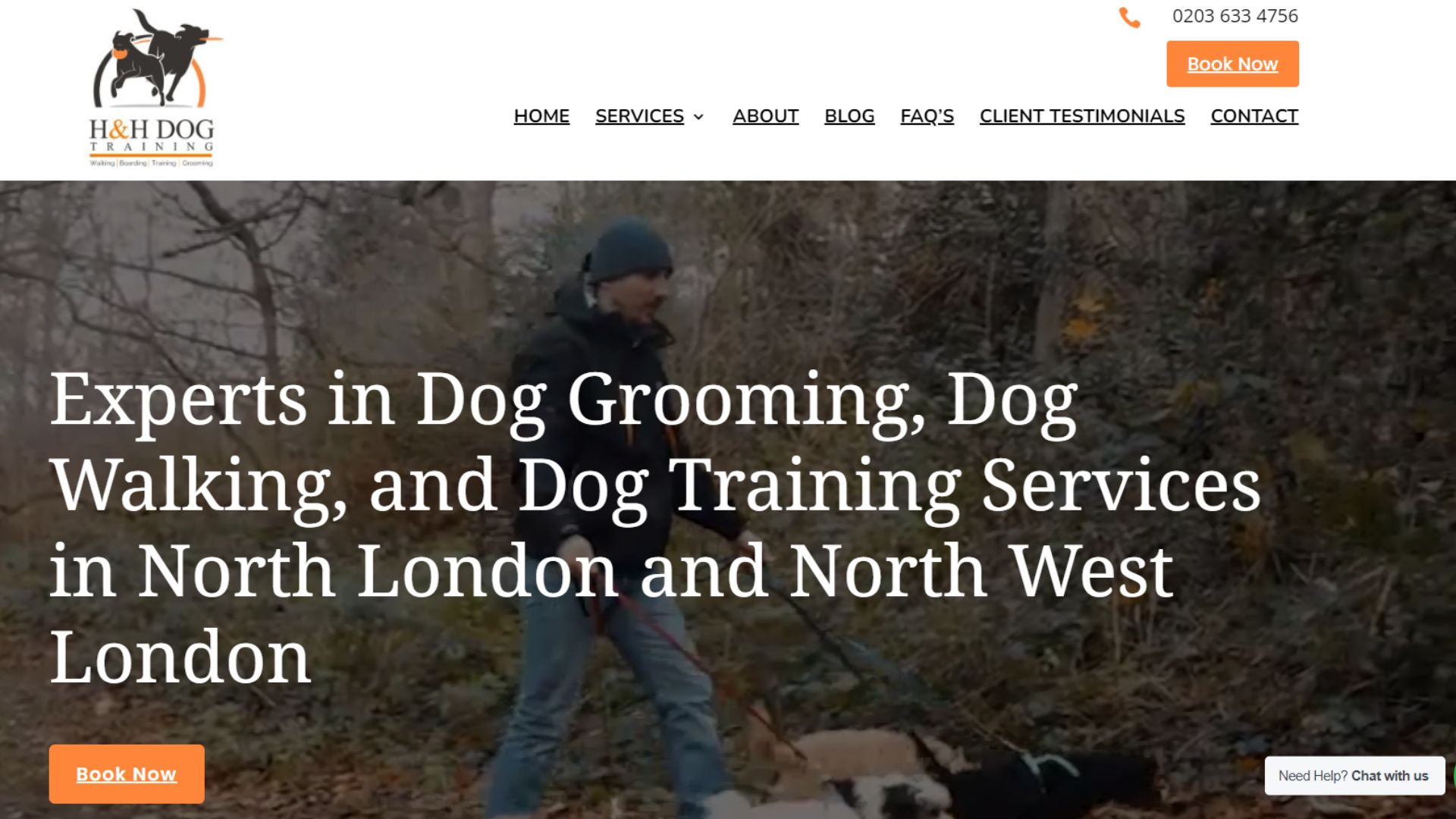 Site de H&H Dog