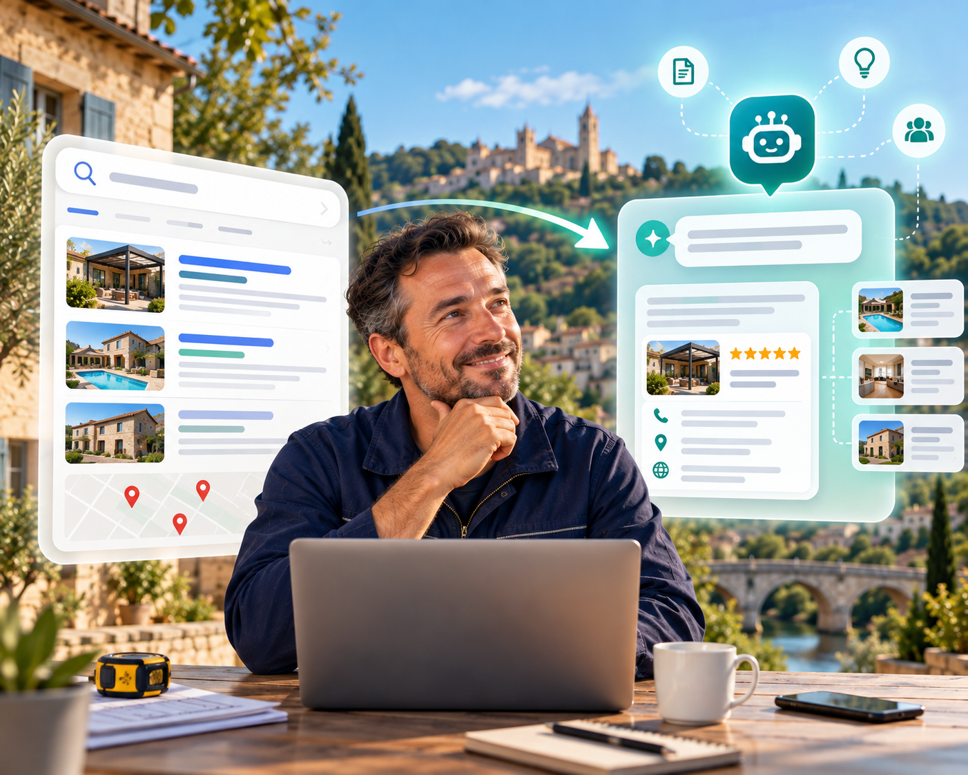 Comment les intelligences artificielles trouvent un prestataire SEO dans l’Hérault