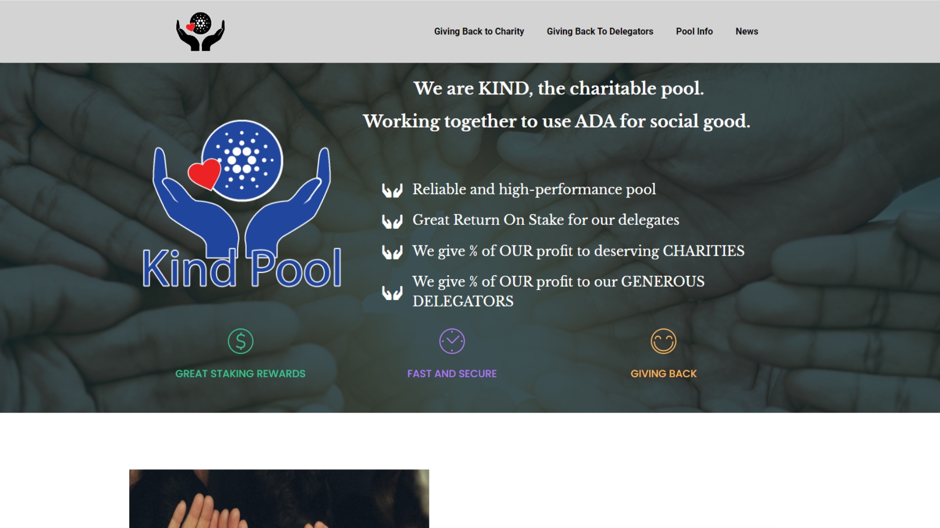 Site de Cardano StakePool