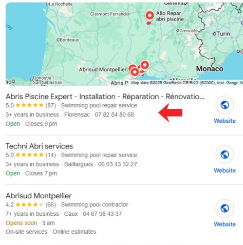 Qu’est-ce que le Map Pack Google et pourquoi vous devez être dans le top 3