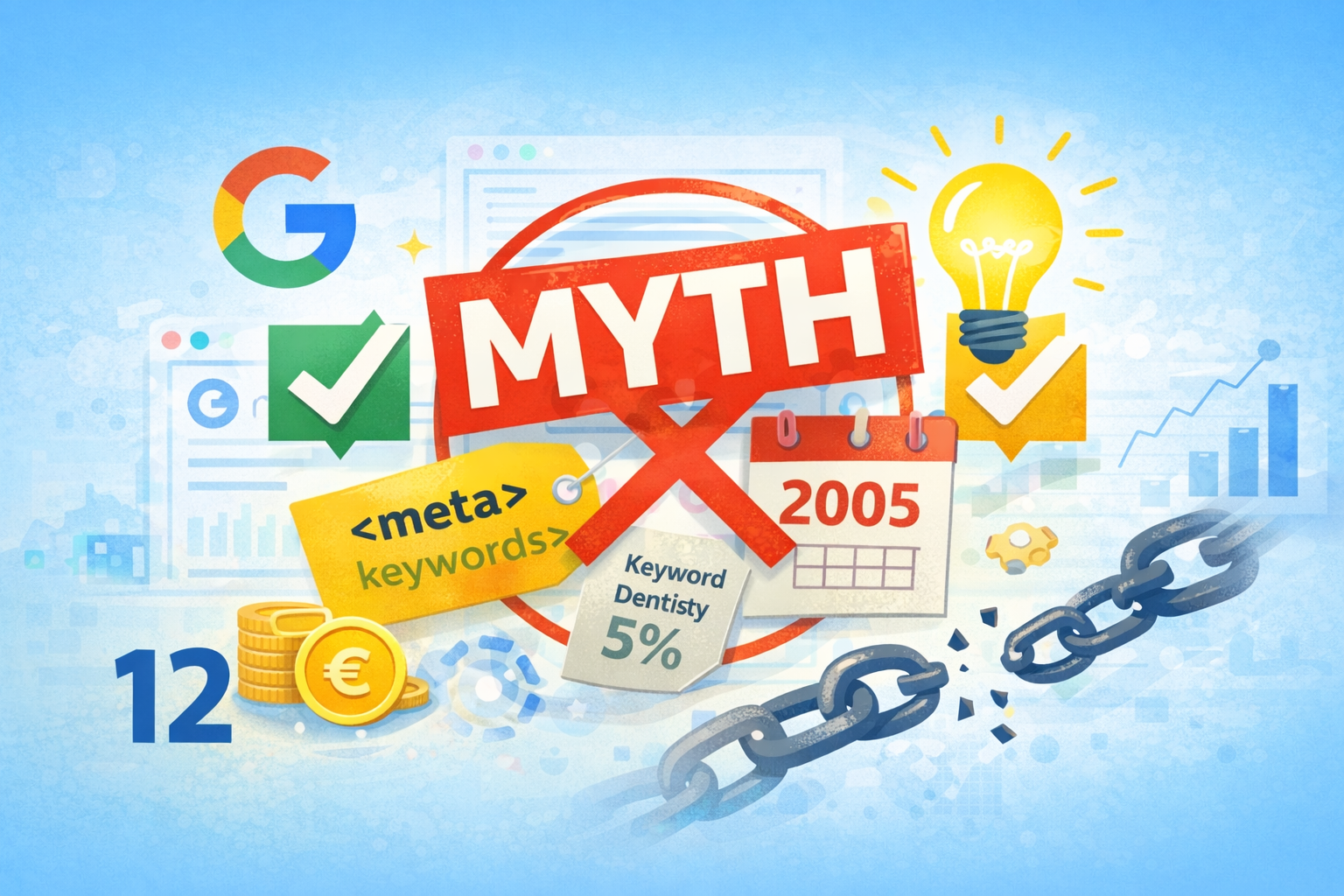 Top 12 mythes SEO qui coûtent cher aux PME françaises