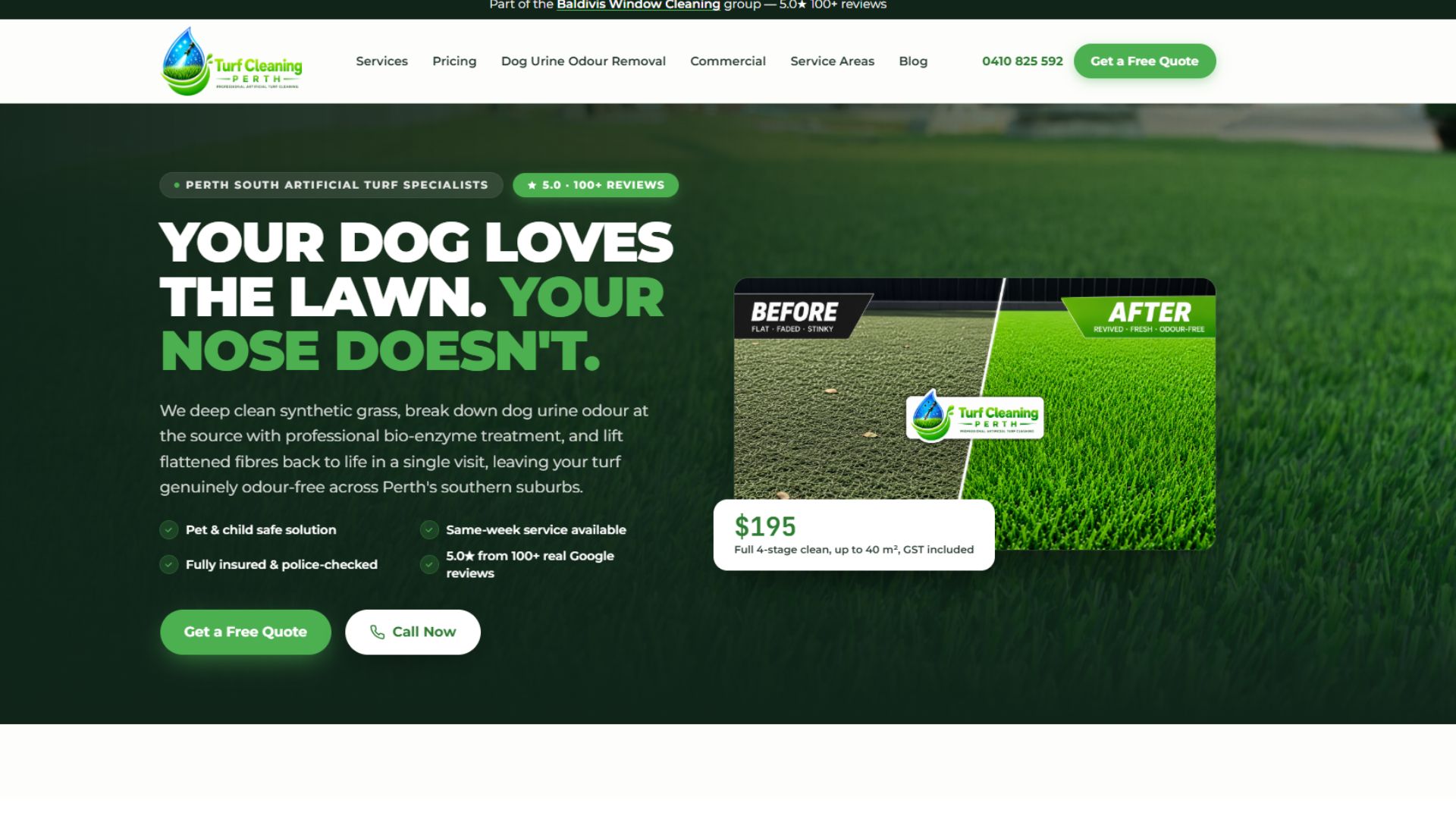 Étude de cas : quand un micro-site bat une page, l’exemple Turf Cleaning Perth